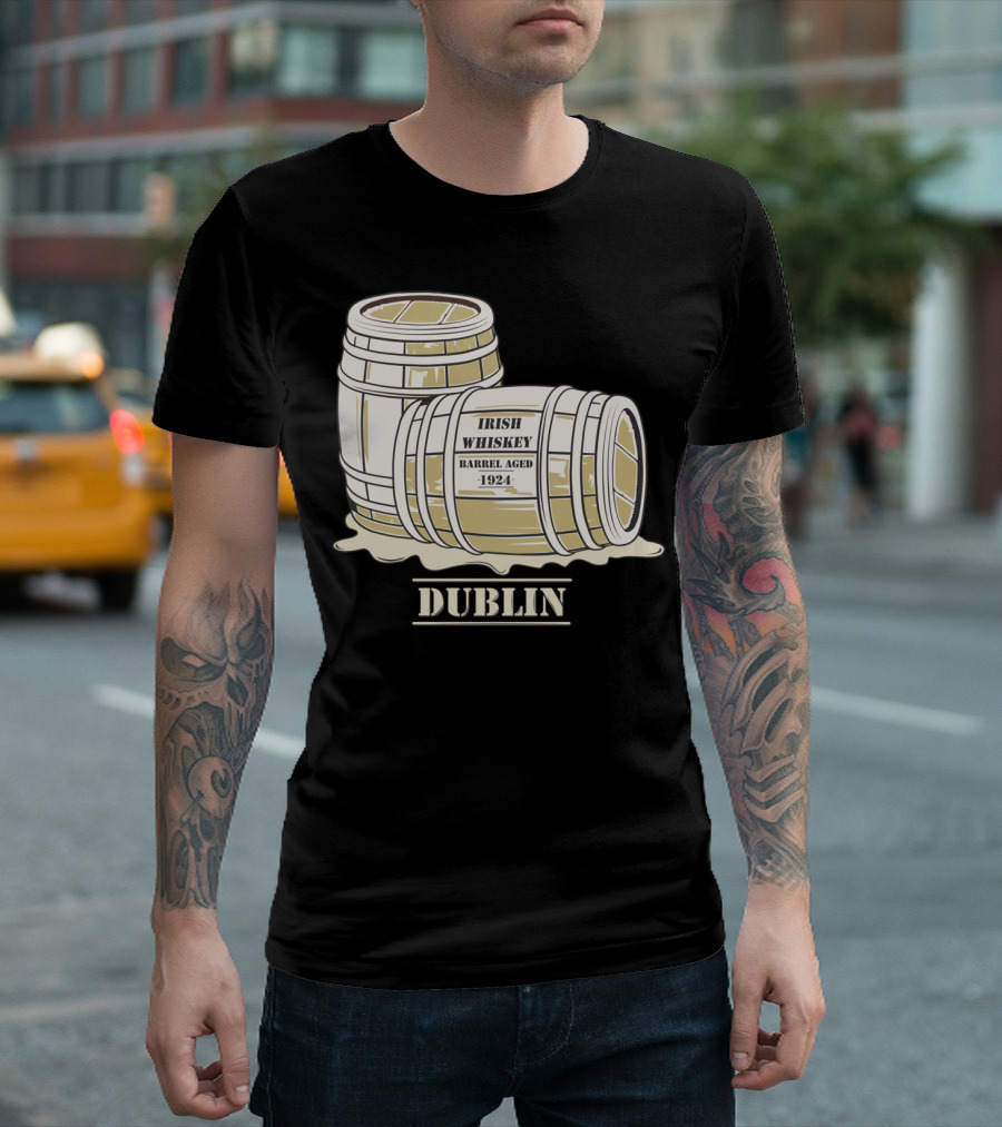 Dublin Irish Whiskey Barrel Aged 1924 T-Shirt
