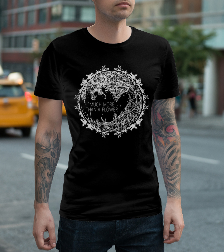 Much More Than a Flower Forest Nymph Circle T-Shirt