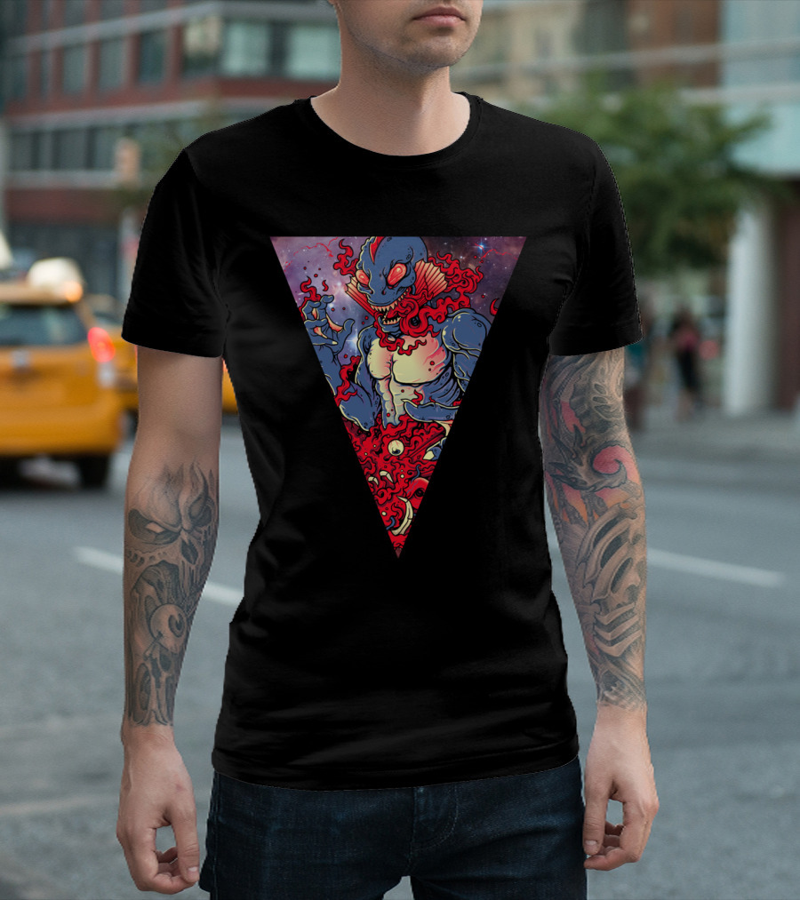Bloodbath Cosmic Monster Triangular T-Shirt