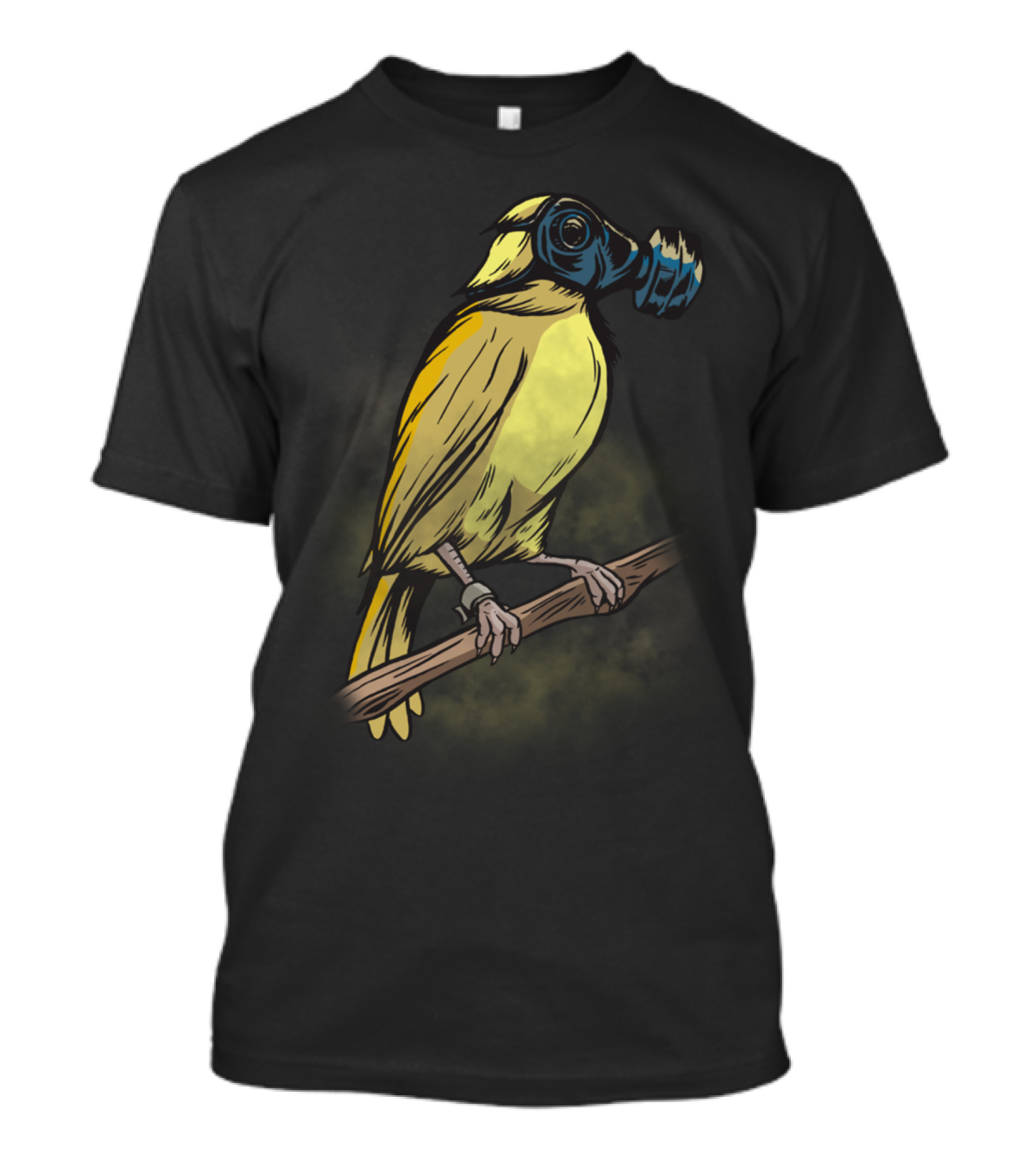 Contaminated Canary Gas Mask T-Shirt