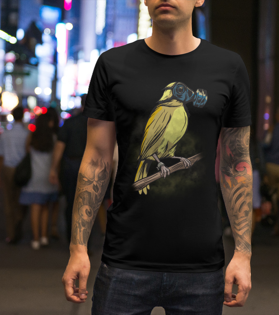 Contaminated Canary Gas Mask T-Shirt
