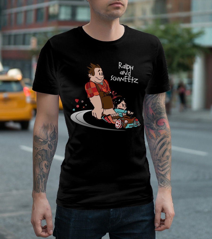 Ralph And Schweetz Racing Adventure Characters T-Shirt