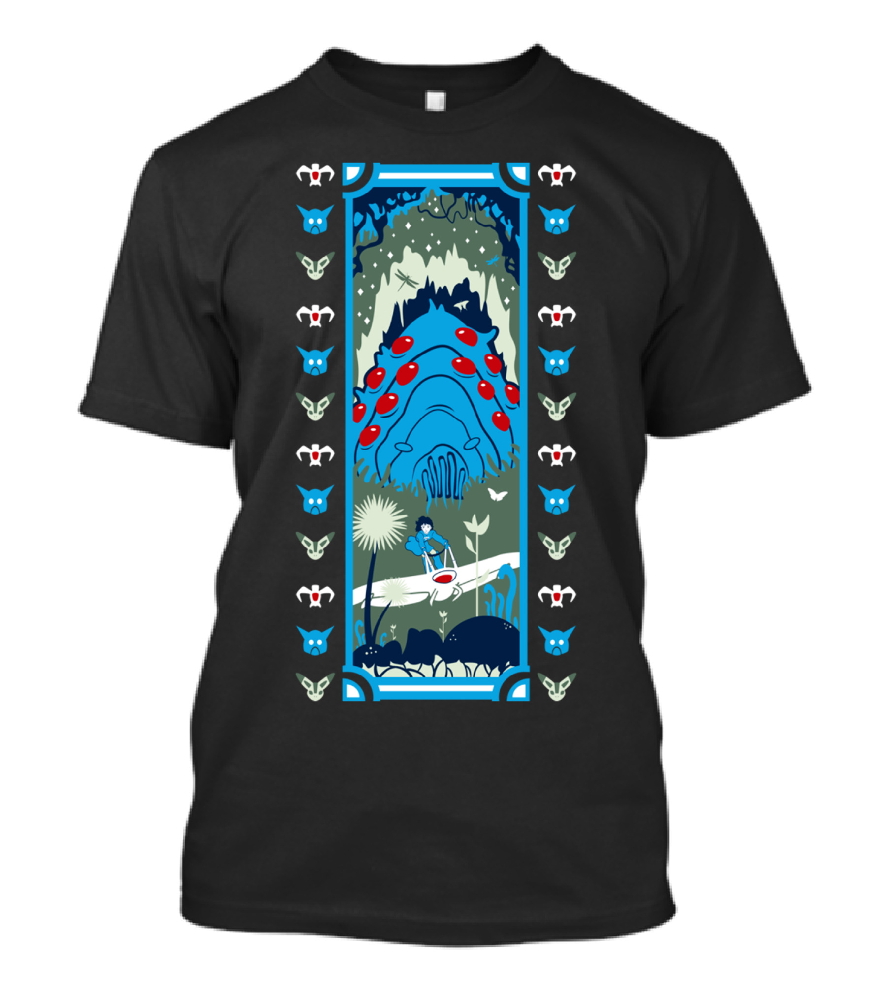 Valley Princess Tower Adventure Fantasy Scene T-Shirt