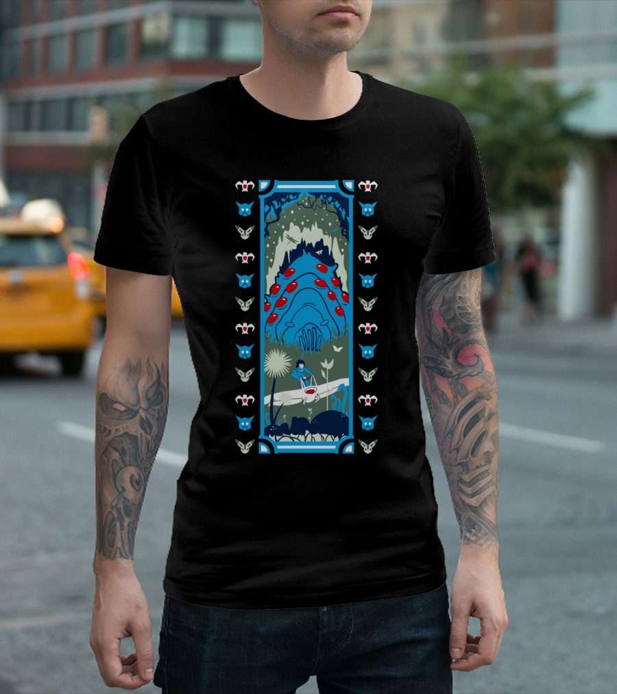 Valley Princess Tower Adventure Fantasy Scene T-Shirt