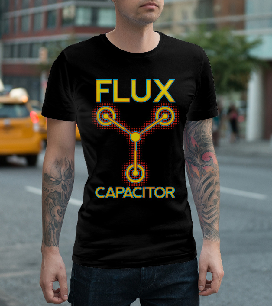 FLUX CAPACITOR Iconic Time Travel T-Shirt