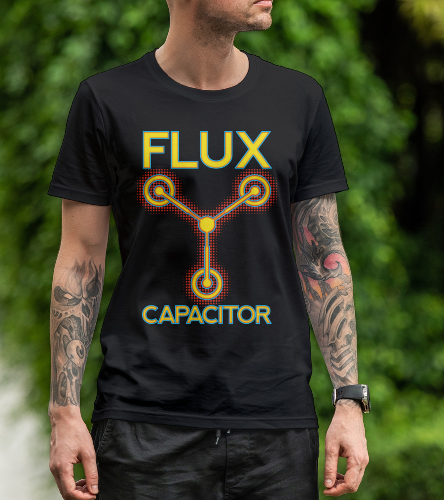 FLUX CAPACITOR Iconic Time Travel T-Shirt
