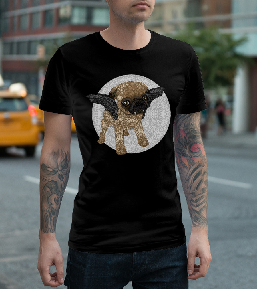 Vampuger Puppy Mya Vampire Bat-Winged T-Shirt
