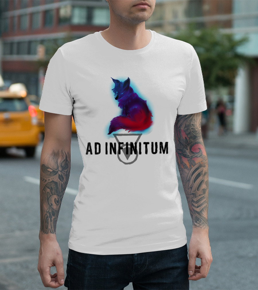 Ethereal Spirit Fox Ad Infinitum T-Shirt
