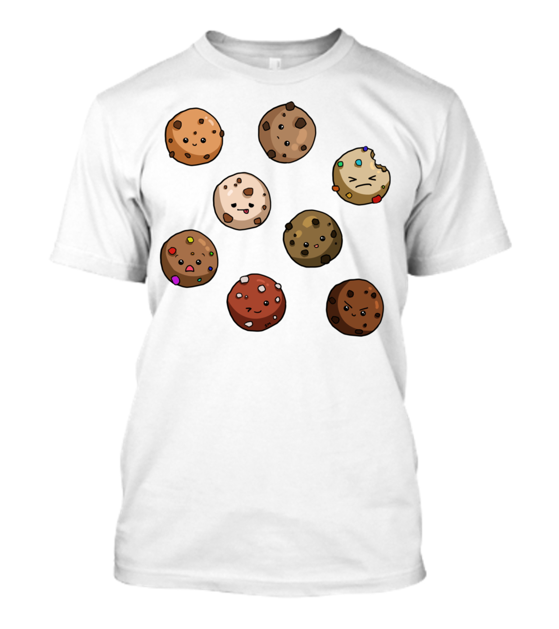 Kawaii Cookies Emotions Variety Pack T-Shirt
