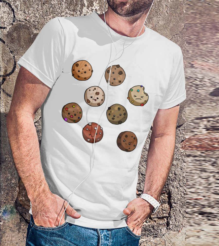 Kawaii Cookies Emotions Variety Pack T-Shirt