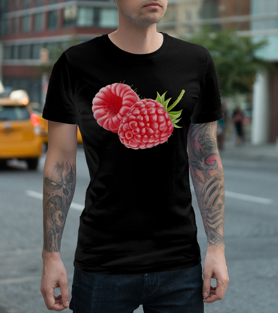 Raspberries Sti Juicy Fresh Fruit T-Shirt