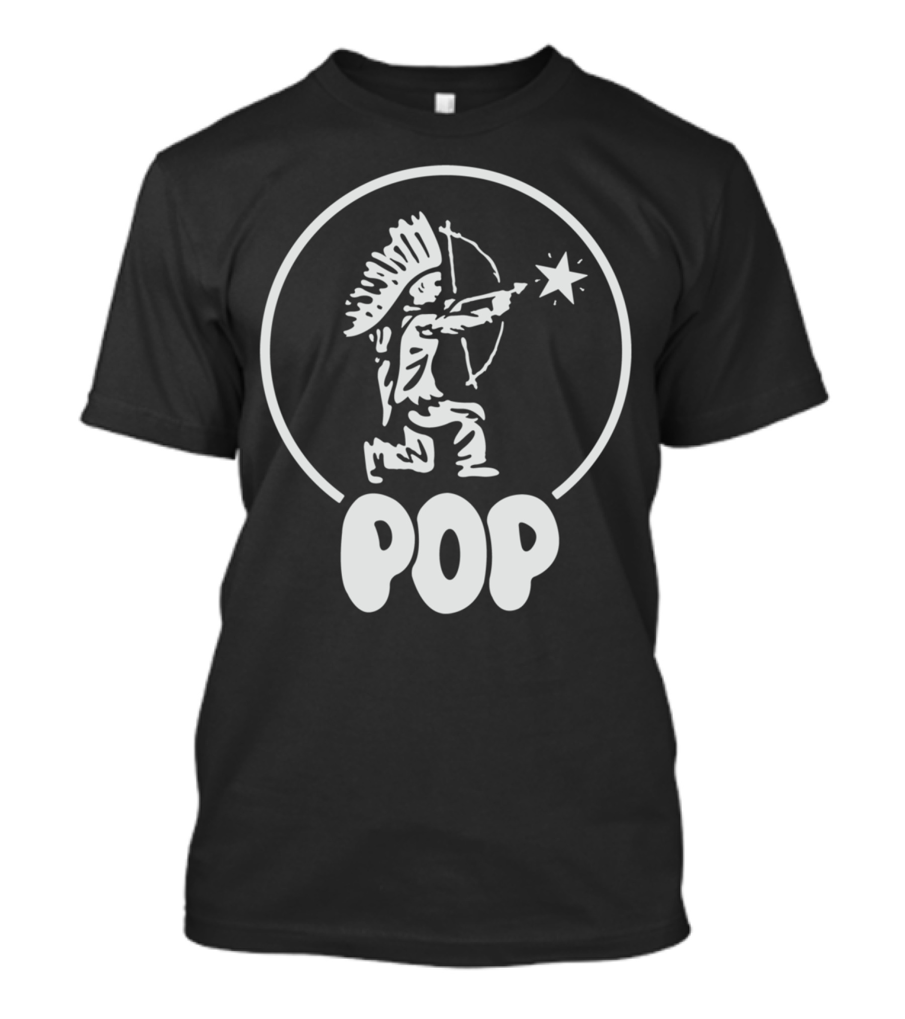 POP Lucky Winner Undistressed Indian Chief Shooting Star T-Shirt
