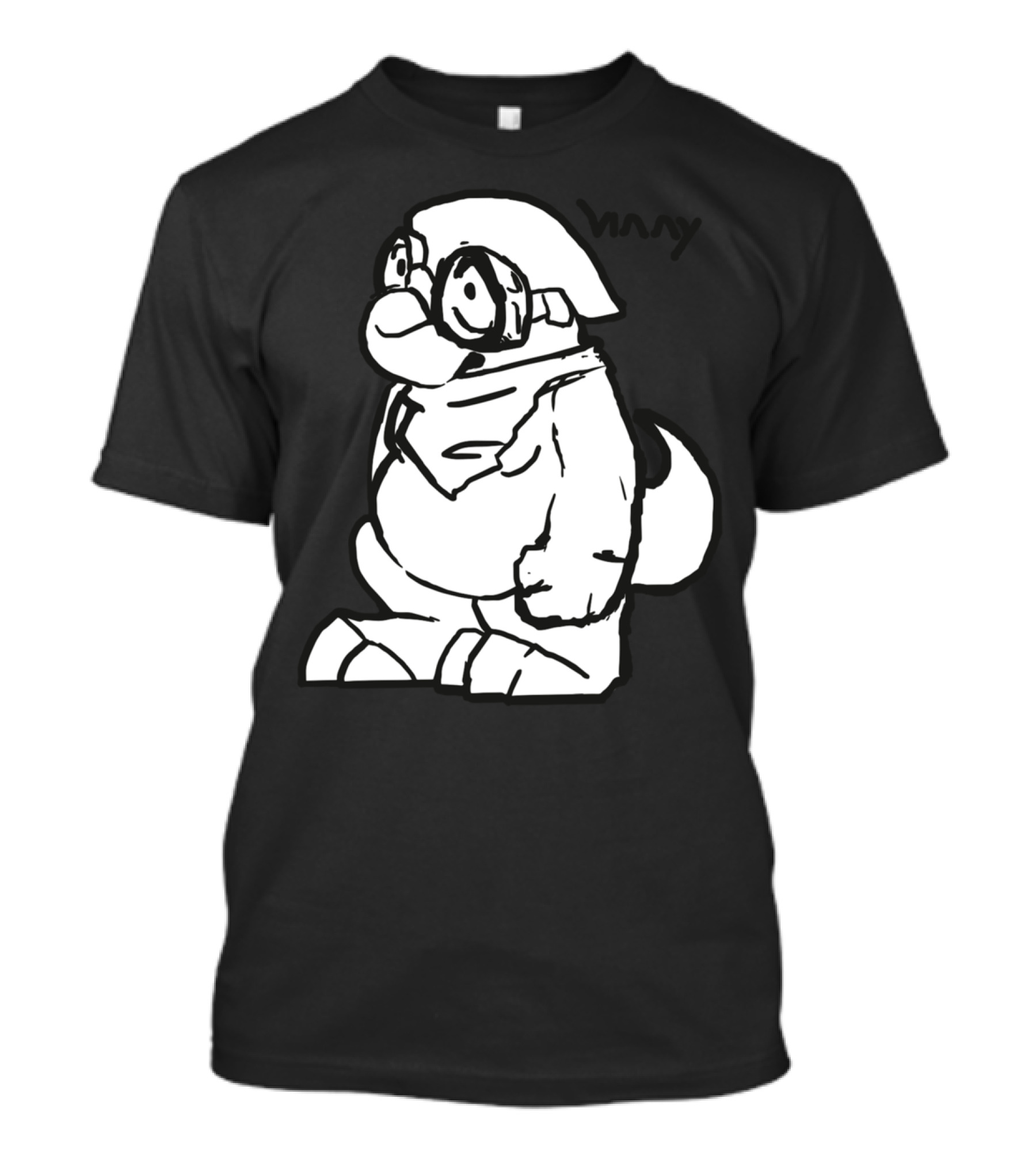 Vinny The Mailpangolin Character T-Shirt