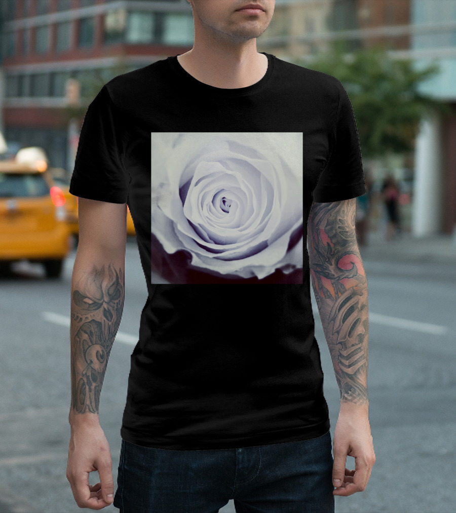 A Rose By Any Other Name White Bloom Elegance T-Shirt