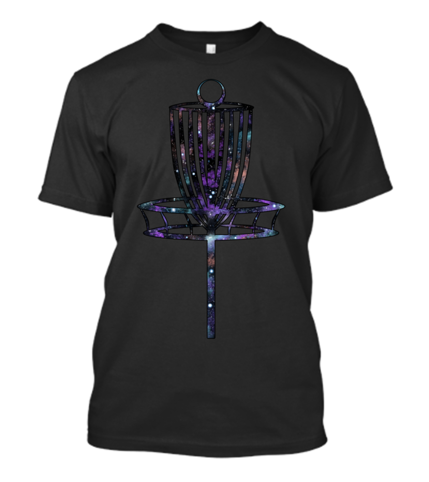 Basket Case Galaxy Disc Golf Basket T-Shirt