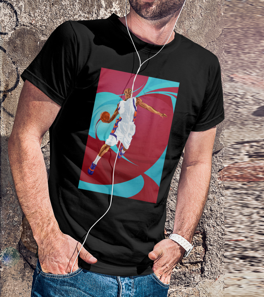 Basketball Jump Shot Dynamic Motion By Nik T-Shirt