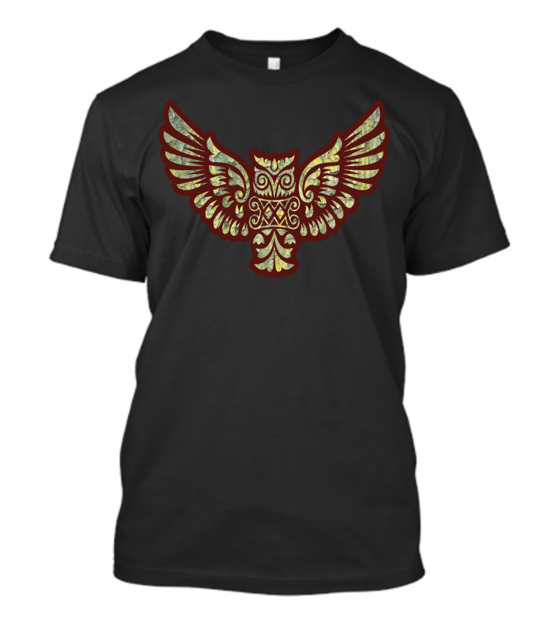 Flying Owl Mascot Vintage T-Shirt