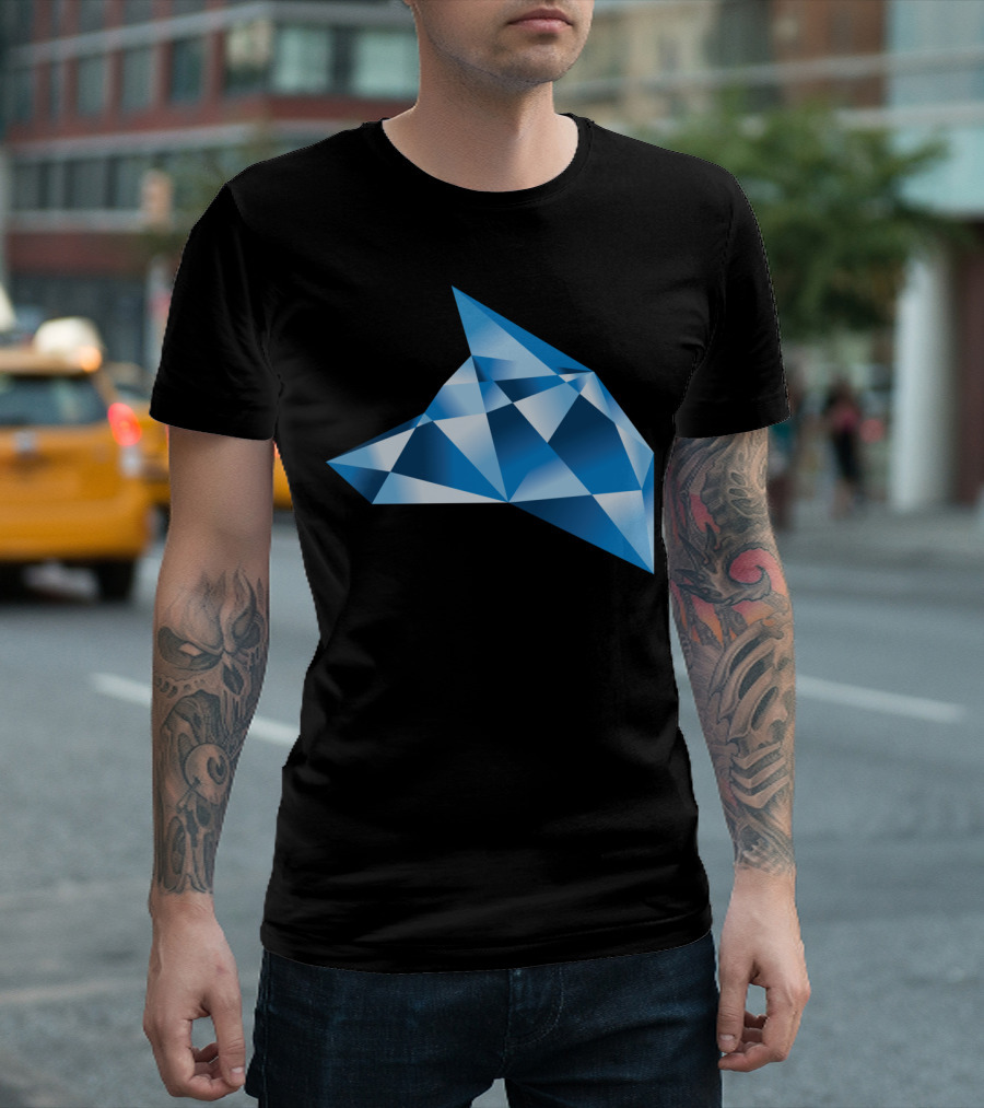 Diamond Dog Faceted Blue Gem T-Shirt