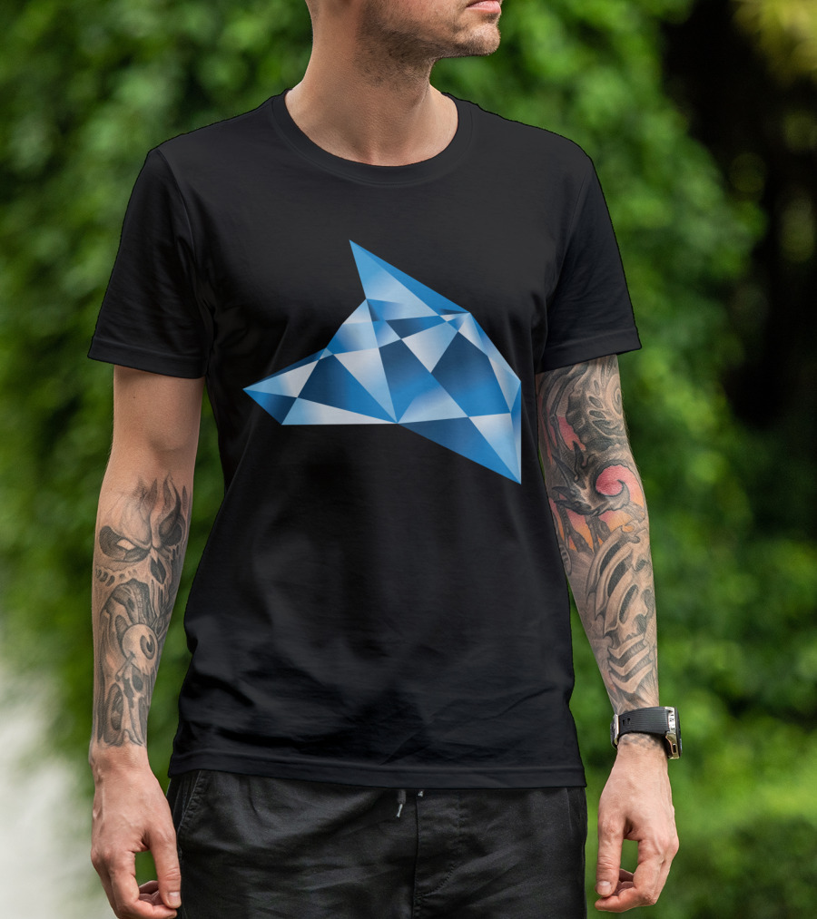 Diamond Dog Faceted Blue Gem T-Shirt