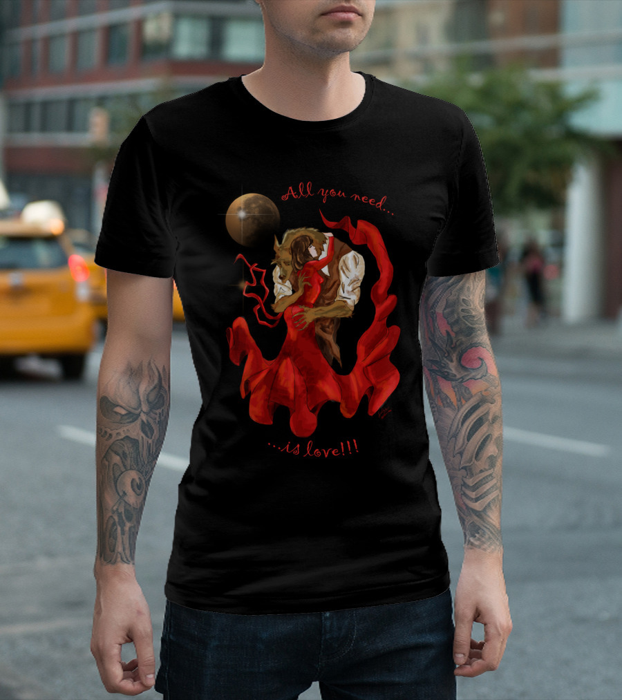 All You Need Is Love Little Red Riding Hood Hug T-Shirt