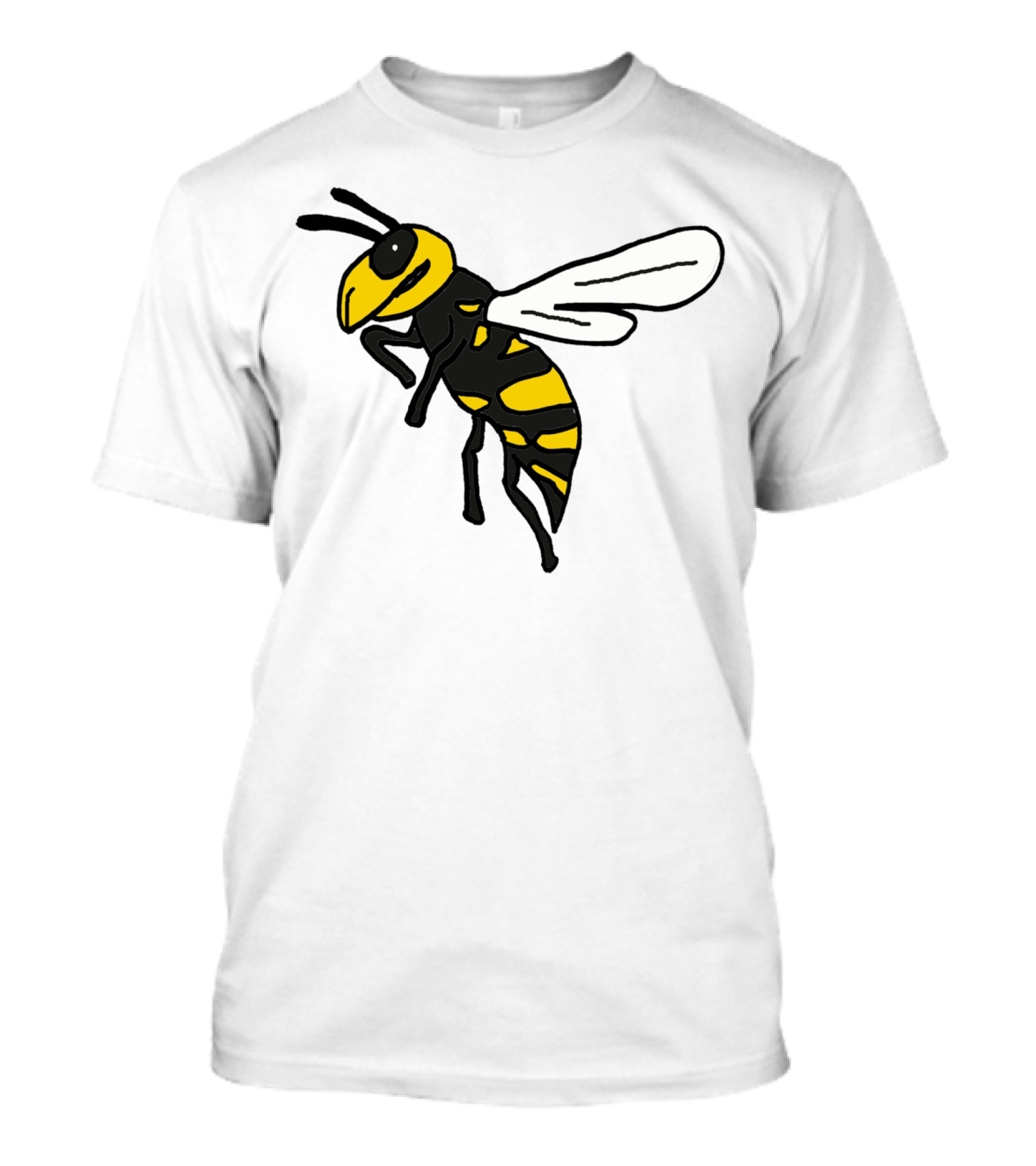 Cool Funny Yellow Jacket Cartoon Bee T-Shirt