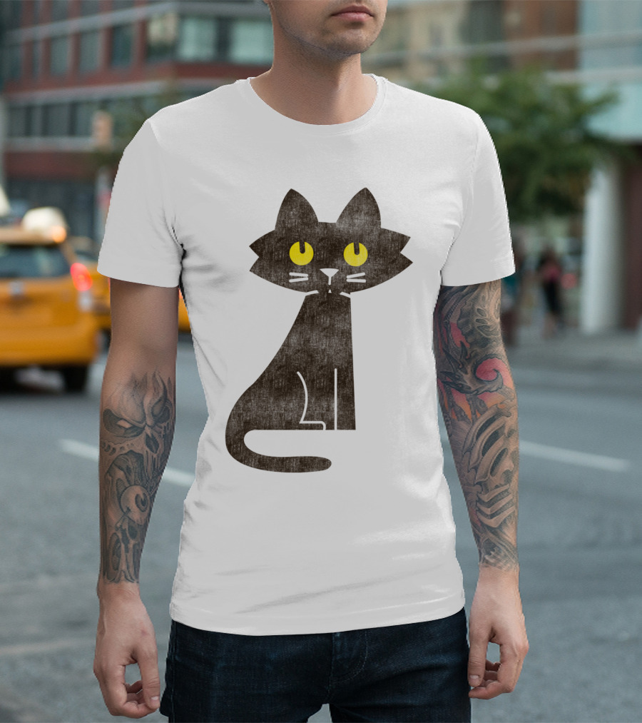 Hungry Hungry Cat with Computer Mouse in Mouth T-Shirt