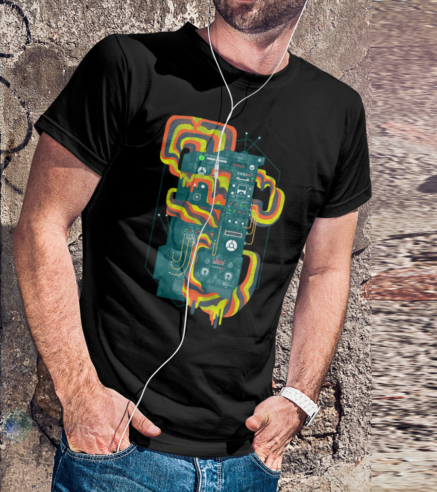 Magic Stereo Retro Vibes Audio Waves T-Shirt