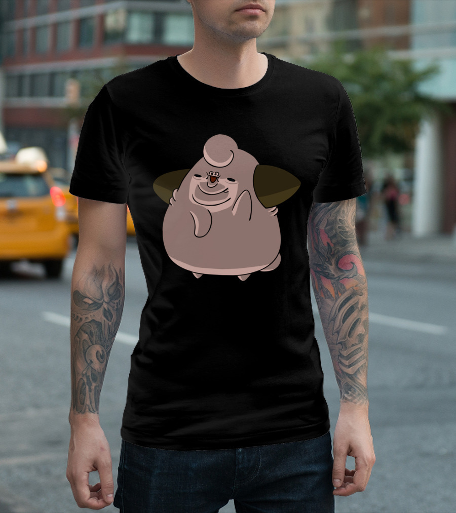 No Sleep Smiling Character T-Shirt