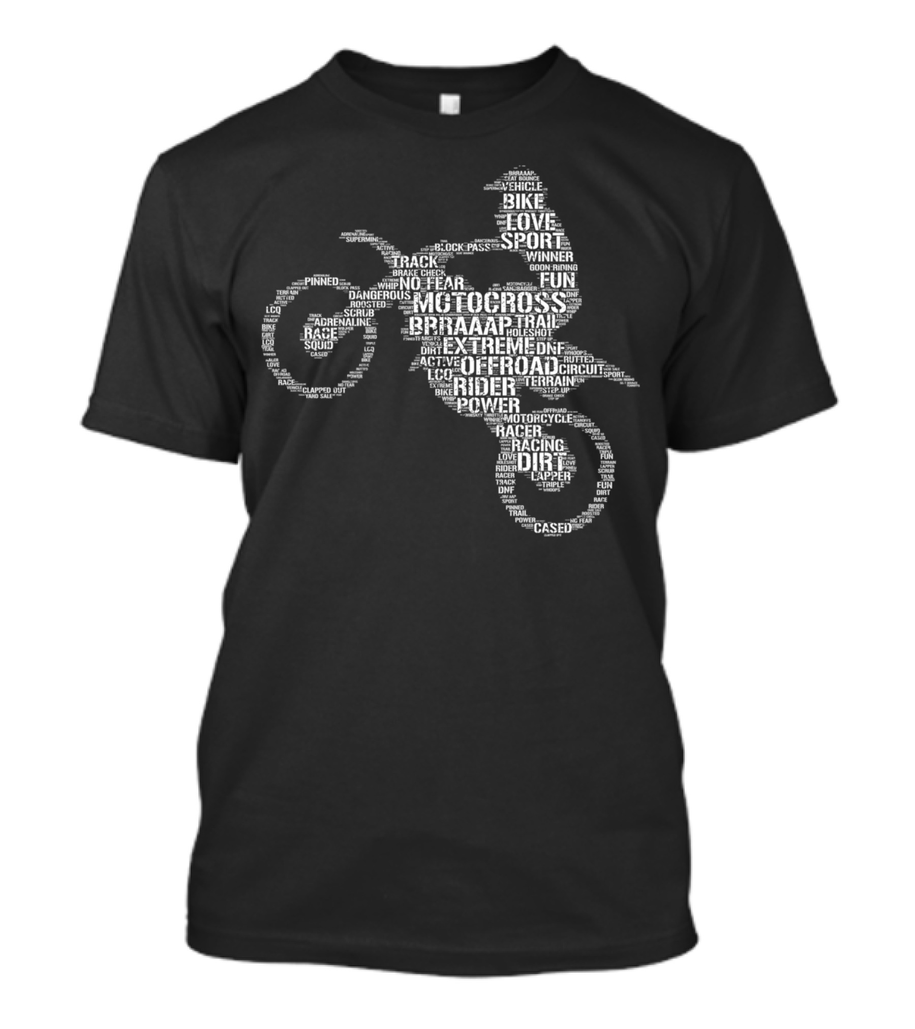 Extreme Offroad Motocross Rider Power Bike Racing Adventure T-Shirt