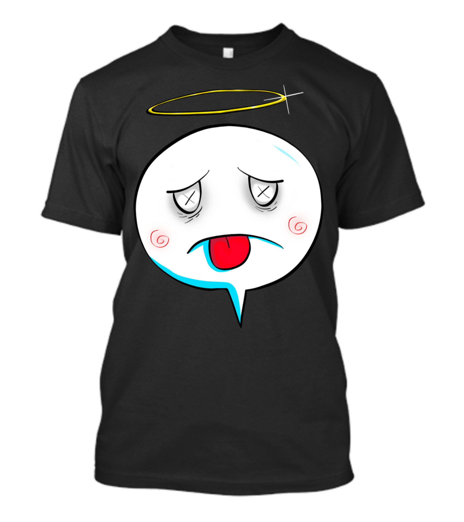 Angel Outside Halo Emoji Expression T-Shirt