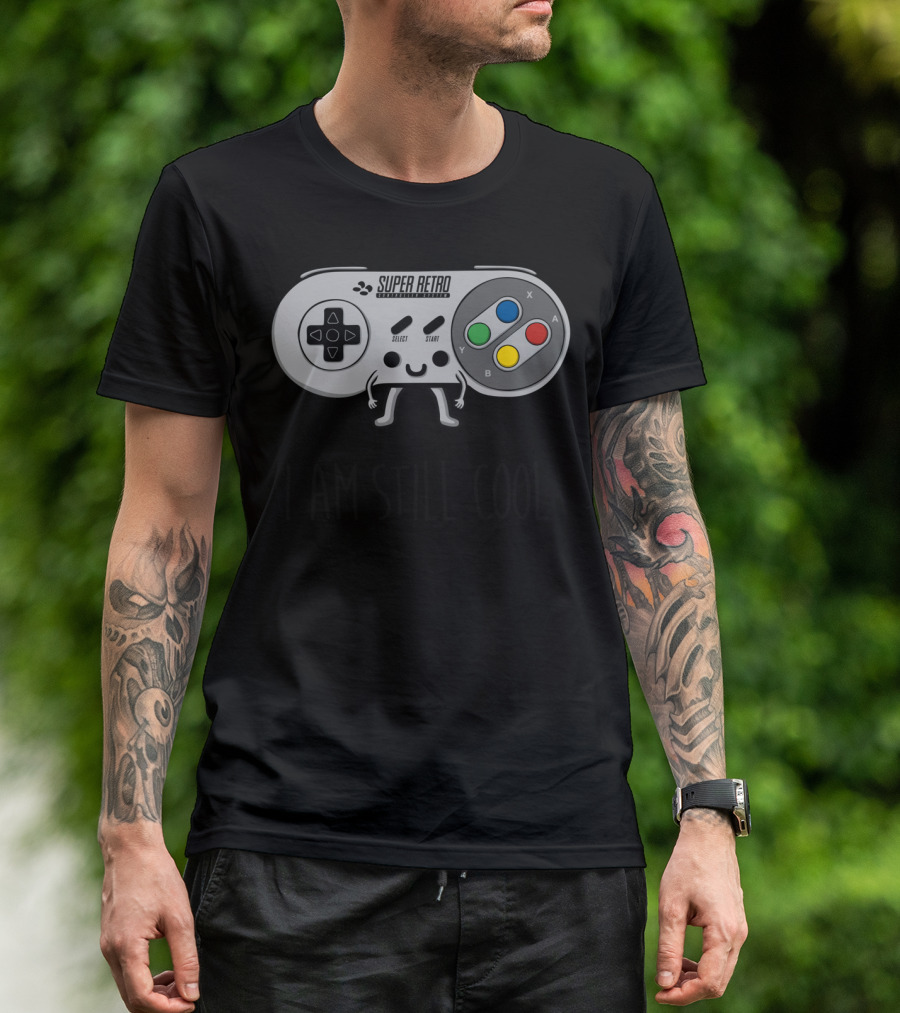 Super Retro Controller I Am Still Cool T-Shirt