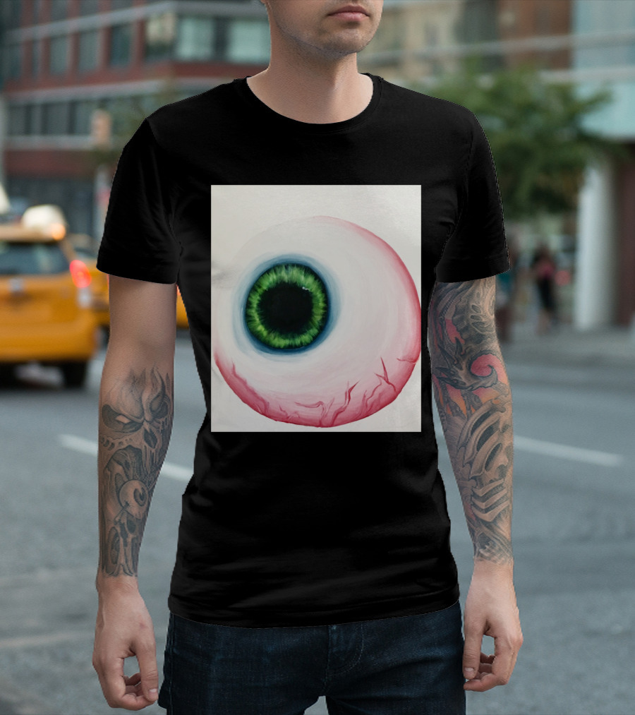 Eye For An Eye Realistic Green Eyeball T-Shirt