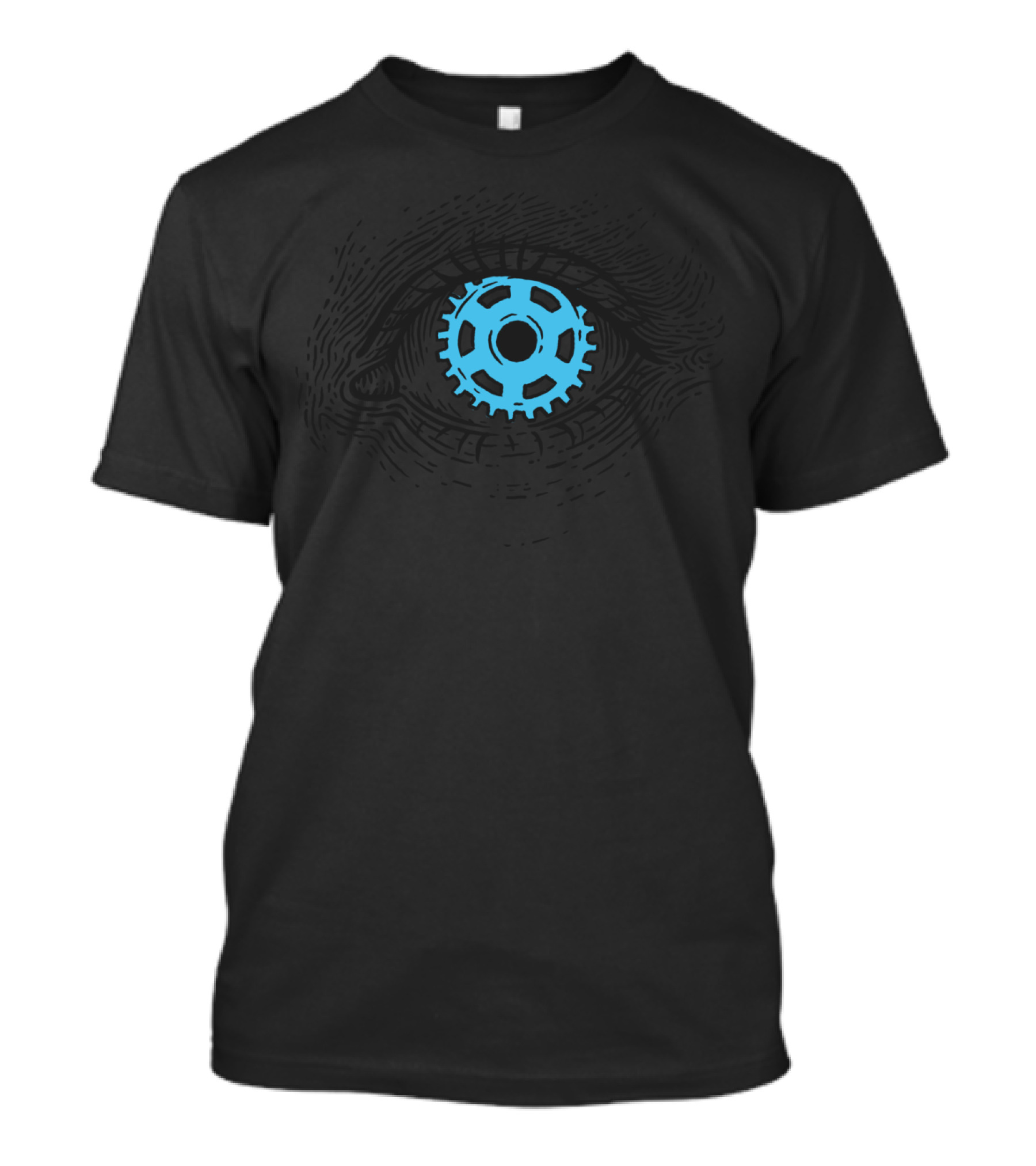 Eye For Creativity Blue Gear Eye T-Shirt