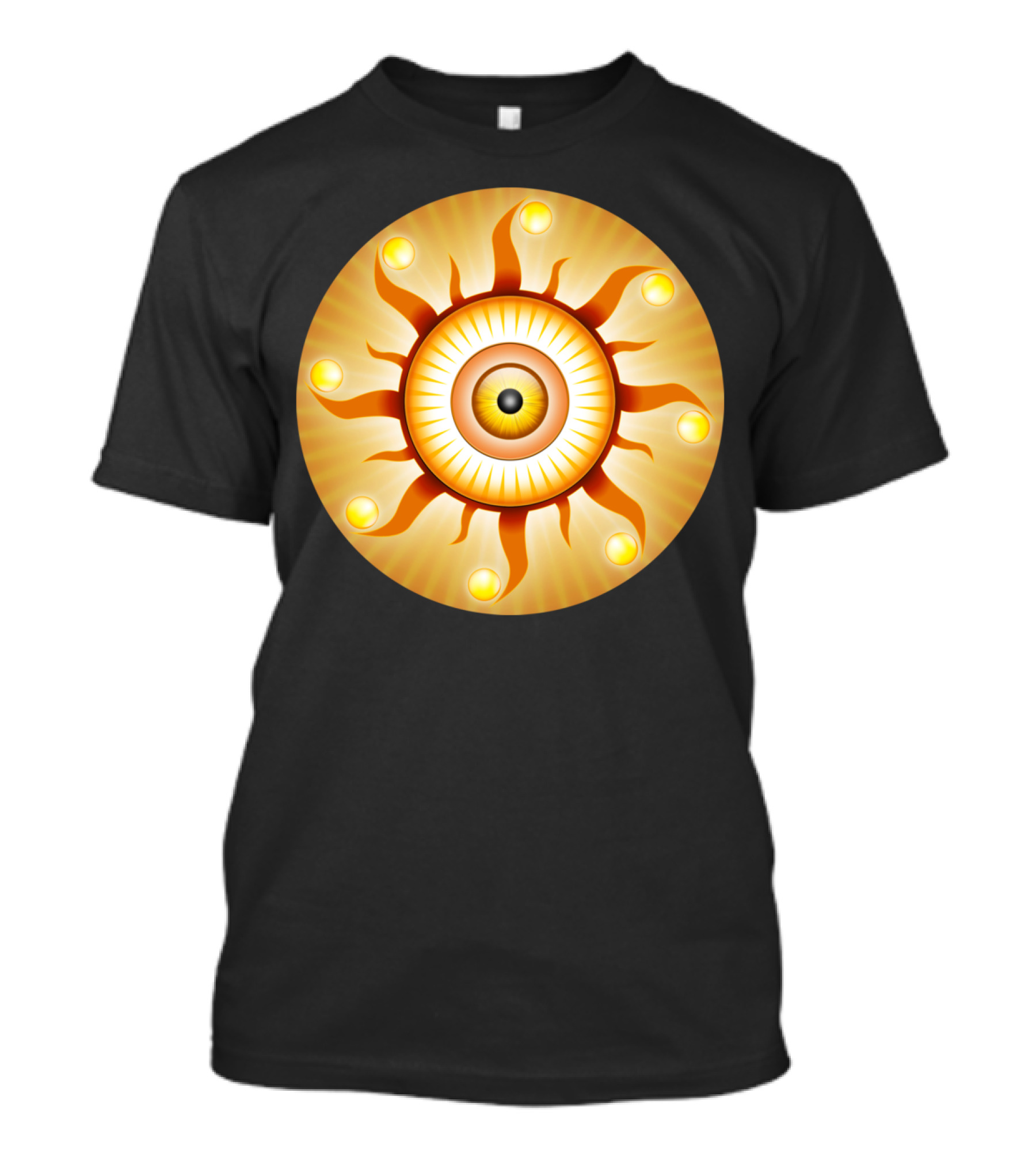 Eye In The Sky Sunburst Orb Spheres T-Shirt