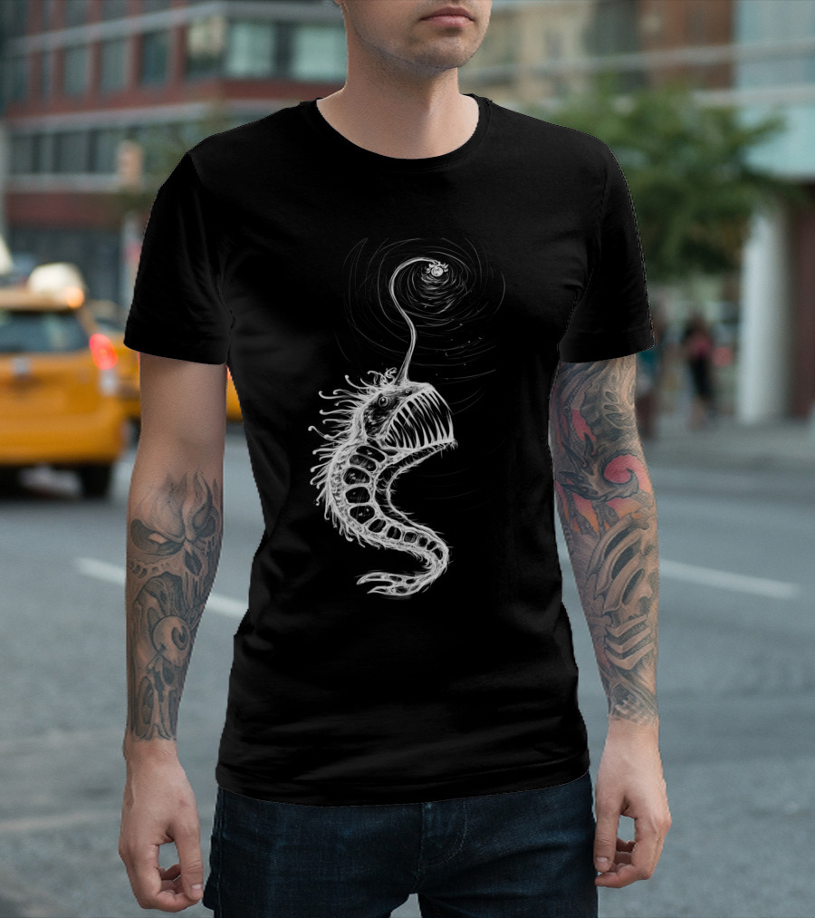 Angler Fish Deep Sea Glow Phosphorescent Creature T-Shirt