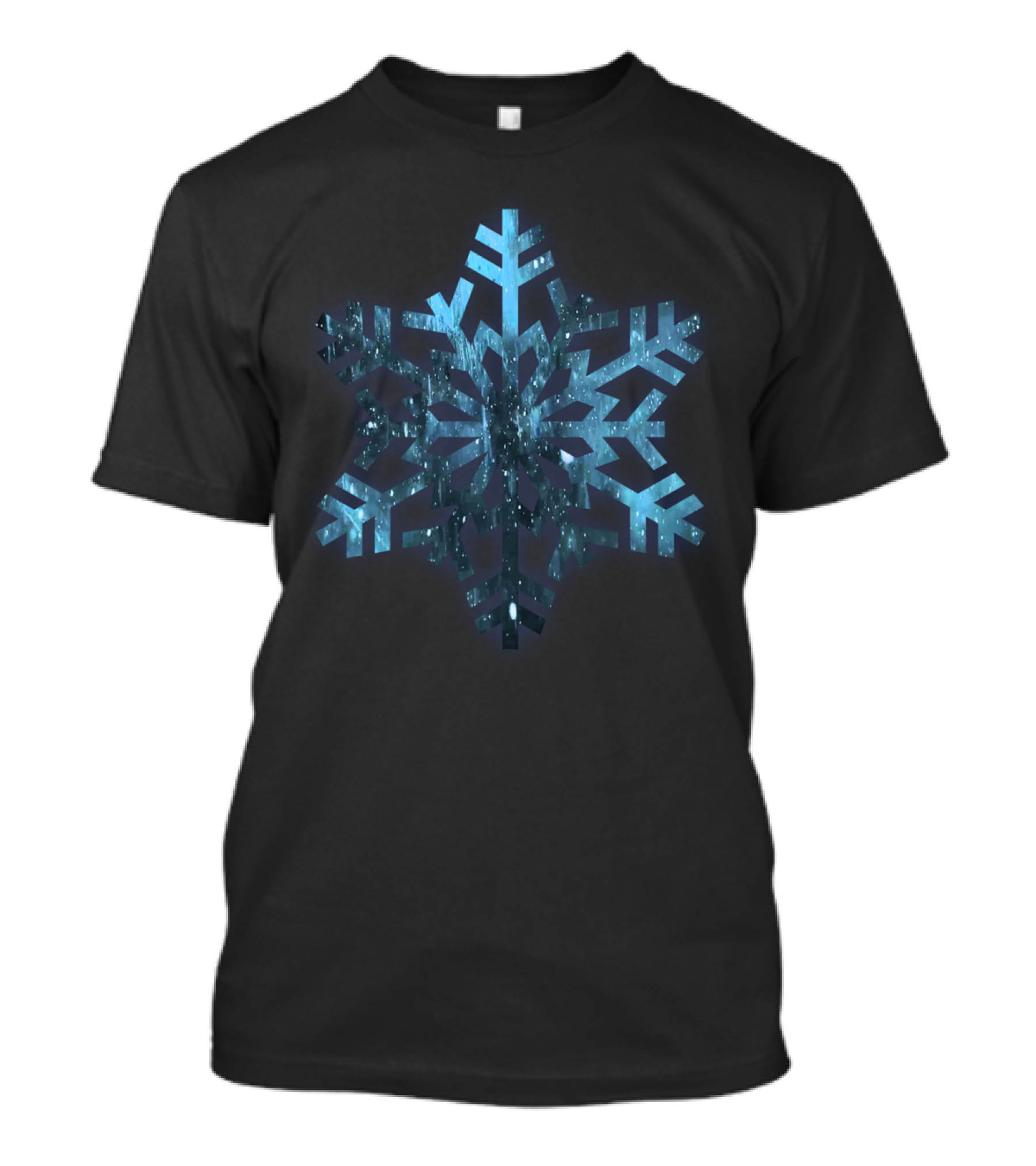 Symmetrically Chill Snowflake Cosmic Galaxy T-Shirt