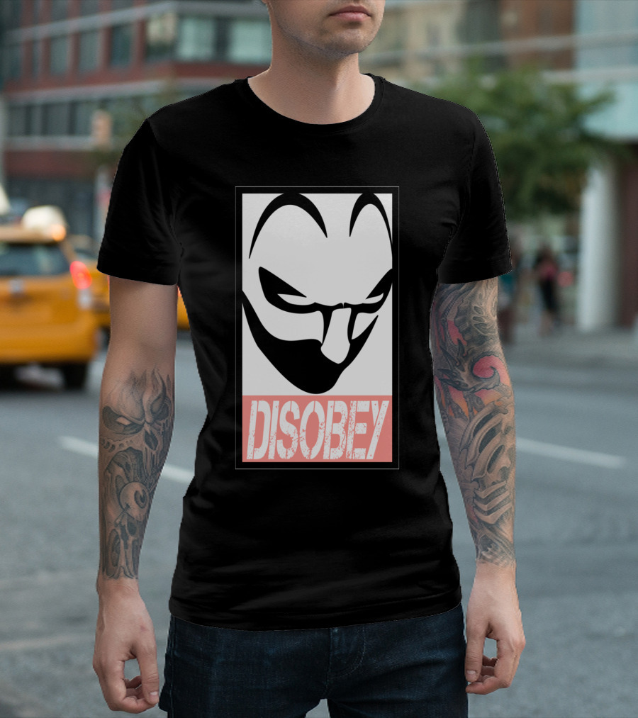 Disobey Anonymous Guy Fawkes Mask T-Shirt