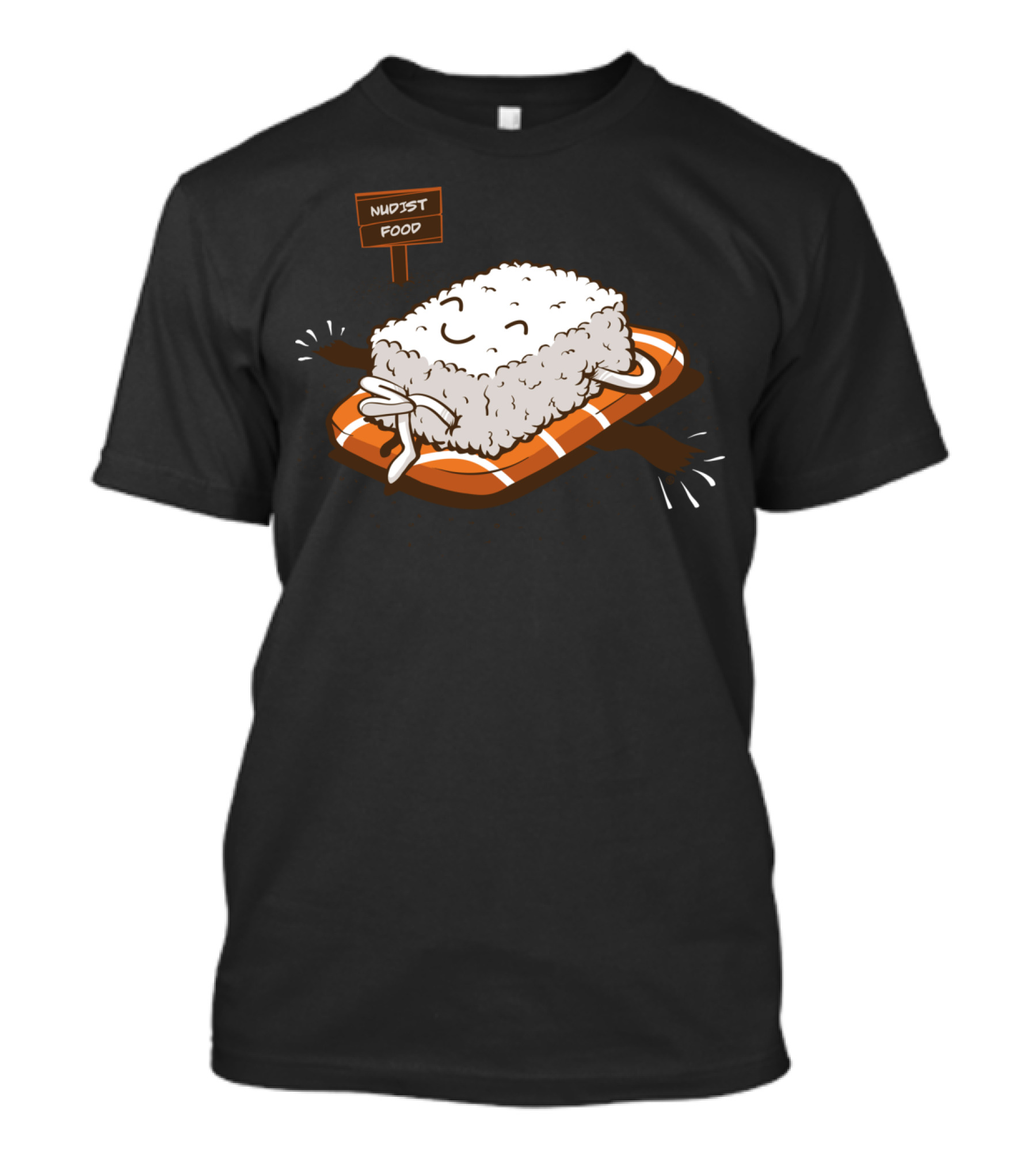 NUDIST FOOD SUSHI SPA RECTANGLE PILLOW RELAX T-Shirt
