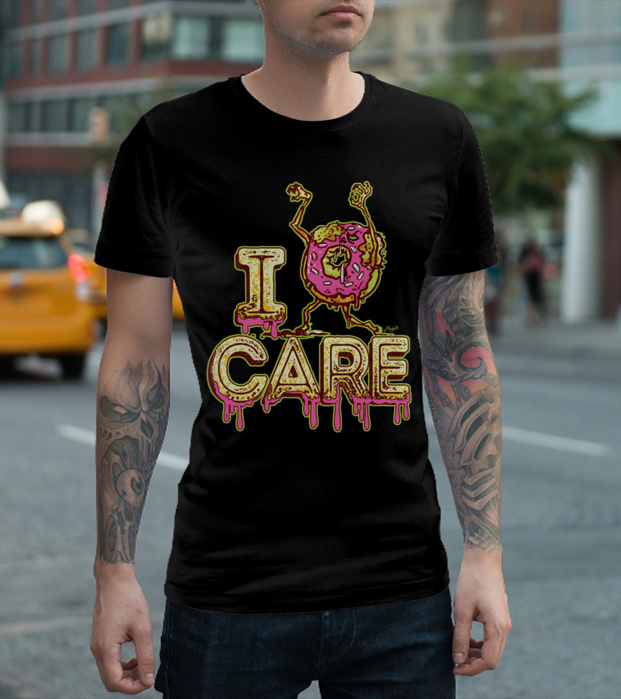 I Donut Care Zombie Doughnut Monster I Care T-Shirt