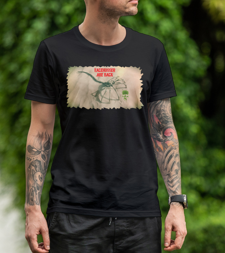 Facehugger Are Back Alien Creature T-Shirt