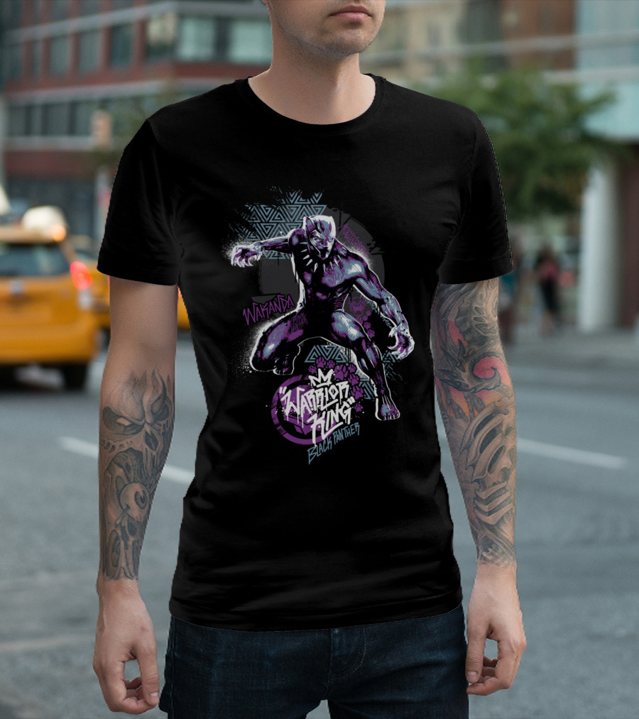 Wakanda Warrior King Black Panther T-Shirt
