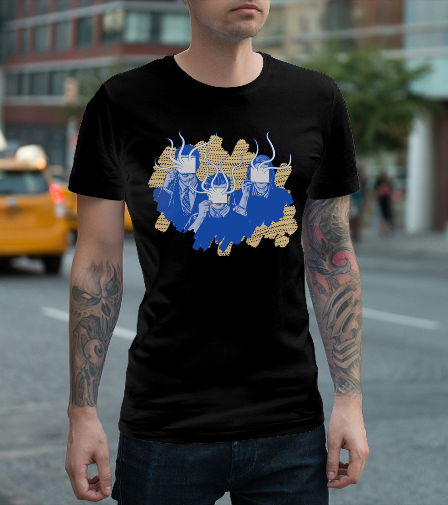 We Are In This Alone Mystery Headless Suit Figures T-Shirt