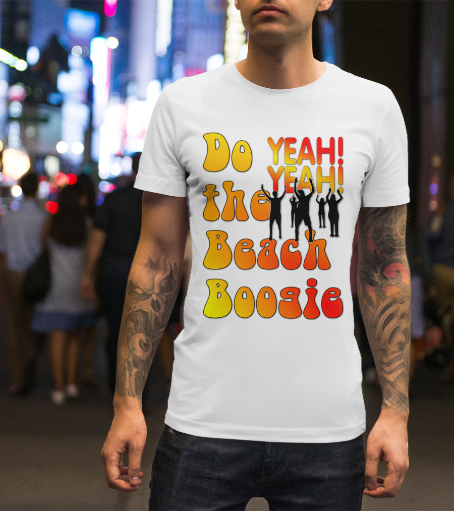 Do The Beach Boogie YEAH YEAH Dancing Silhouettes T-Shirt