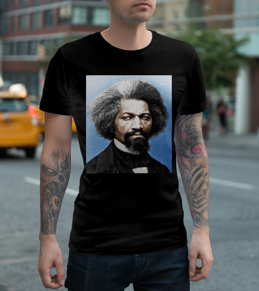 Frederick Douglass Portrait Colorized T-Shirt