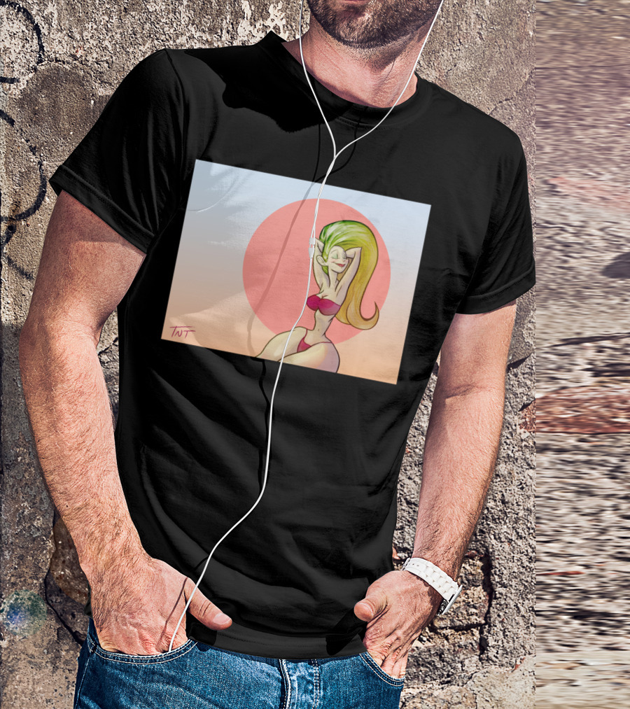 Beach Babe TNT Tropical Sunset Vibes T-Shirt
