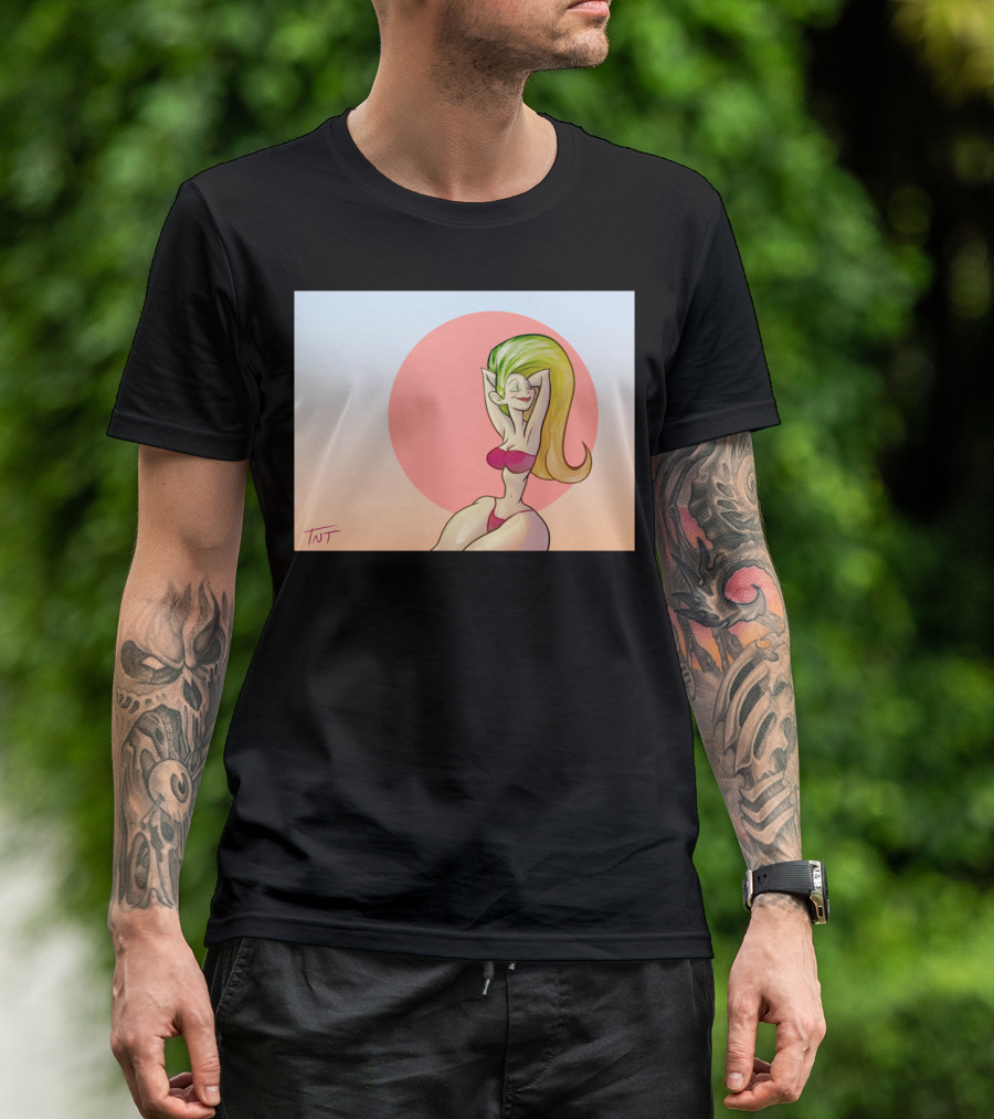 Beach Babe TNT Tropical Sunset Vibes T-Shirt