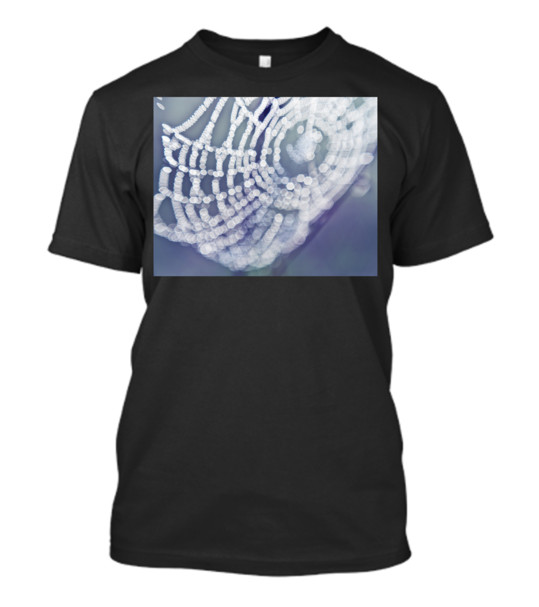 Bokeh Spiderweb Print T-Shirt