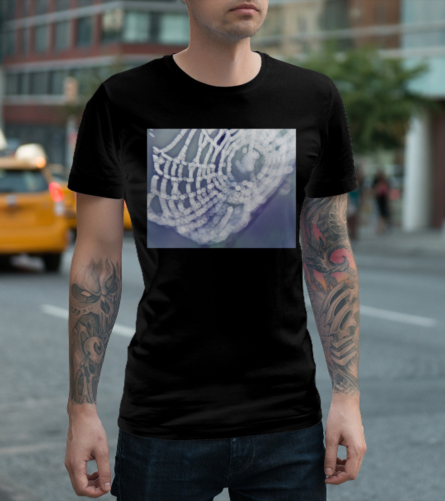 Bokeh Spiderweb Print T-Shirt