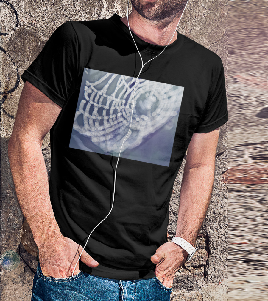 Bokeh Spiderweb Print T-Shirt