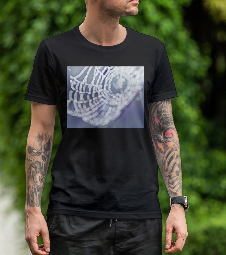Bokeh Spiderweb Print T-Shirt
